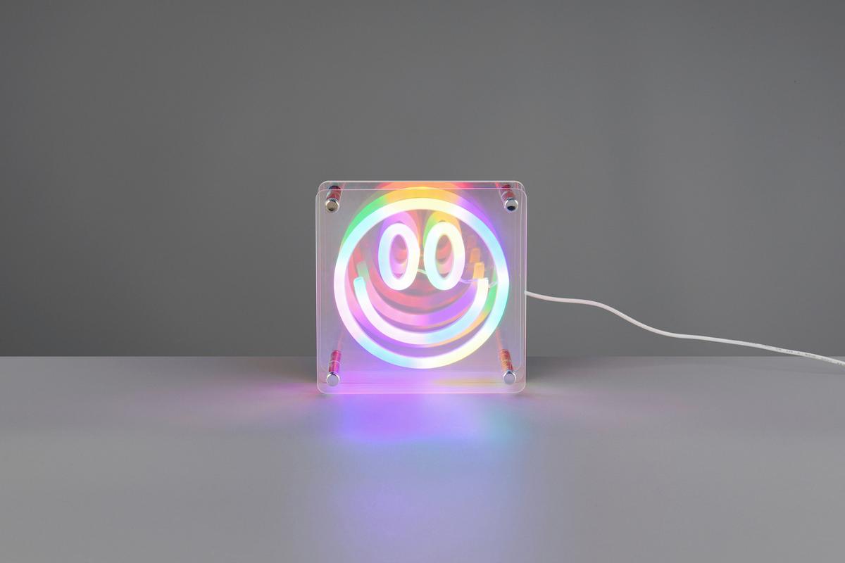 DEKORAČNÍ LED SVÍTIDLO HELGA - průhledné, Moderní, kov/plast (14,5/14,5/5cm) - Mömax