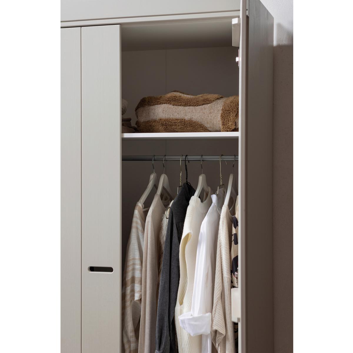 DREHTÜRENSCHRANK Connect Grau B: 94cm - Grau, Basics, Holz (94/195/53cm) - MID.YOU