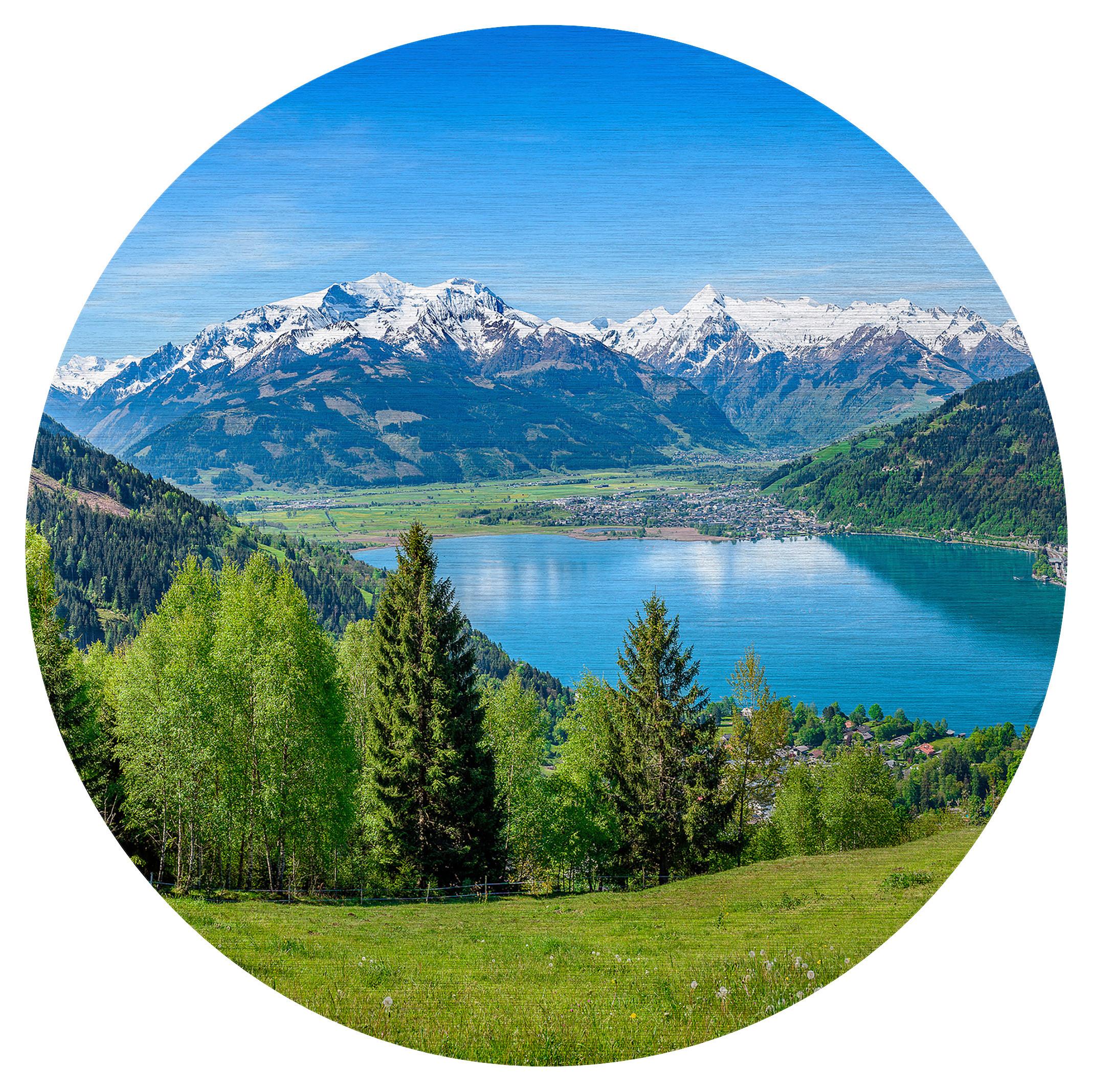 Dekopaneel Leyla - Multicolor/Braun, KONVENTIONELL, Holzwerkstoff (40cm) - Luca Bessoni