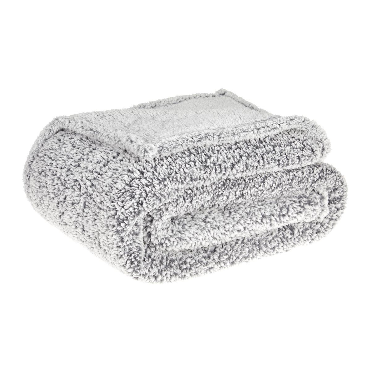 Kuscheldecke Carlotta - Anthrazit, MODERN, Textil (150/200cm) - Luca Bessoni
