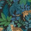 Vliestapete 118610 - Blau/Schwarz, Basics, Papier/Kunststoff (52/1000cm)