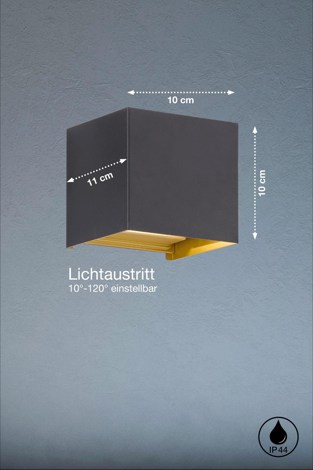 Außenwandleuchte 30339 Thore - Design (10/10cm) - Fischer & Honsel