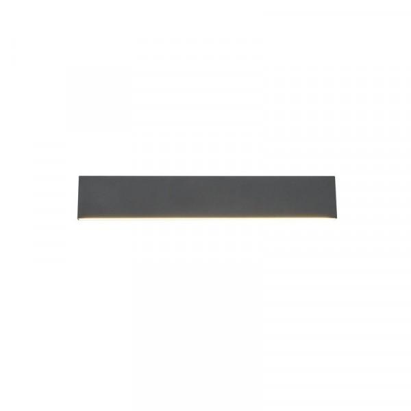 LED-Wandleuchte 225174742 Concha - Anthrazit, KONVENTIONELL, Kunststoff/Metall (47/8/4,5cm) - Trio Leuchten