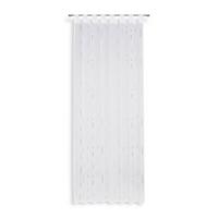 Vorhang mit Schlaufen und Band Arzu 140x255 cm Braun/Weiß - Braun/Weiß, MODERN, Textil (140/255cm) - Luca Bessoni