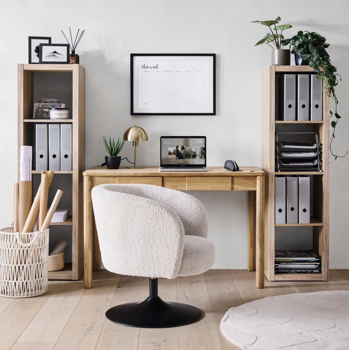PÍSACÍ STÔL LUND - farba duba, Modern, drevo (120/60/76cm) - Mömax