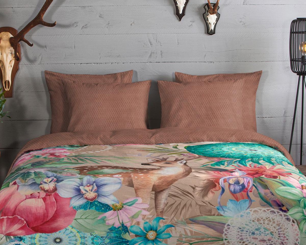 Bettwäsche Hebe Multicolor 140x200 cm - Multicolor, LIFESTYLE, Textil (140/200cm)