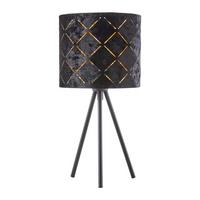 Stolová lampa Evelyn V: 35cm, 40 Watt - čierna, Lifestyle, kov (17/35cm) - Mömax