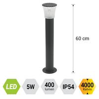 Led Kültéri Állólámpa Avento - fekete/áttetsző, Basics, műanyag/fém (60cm)