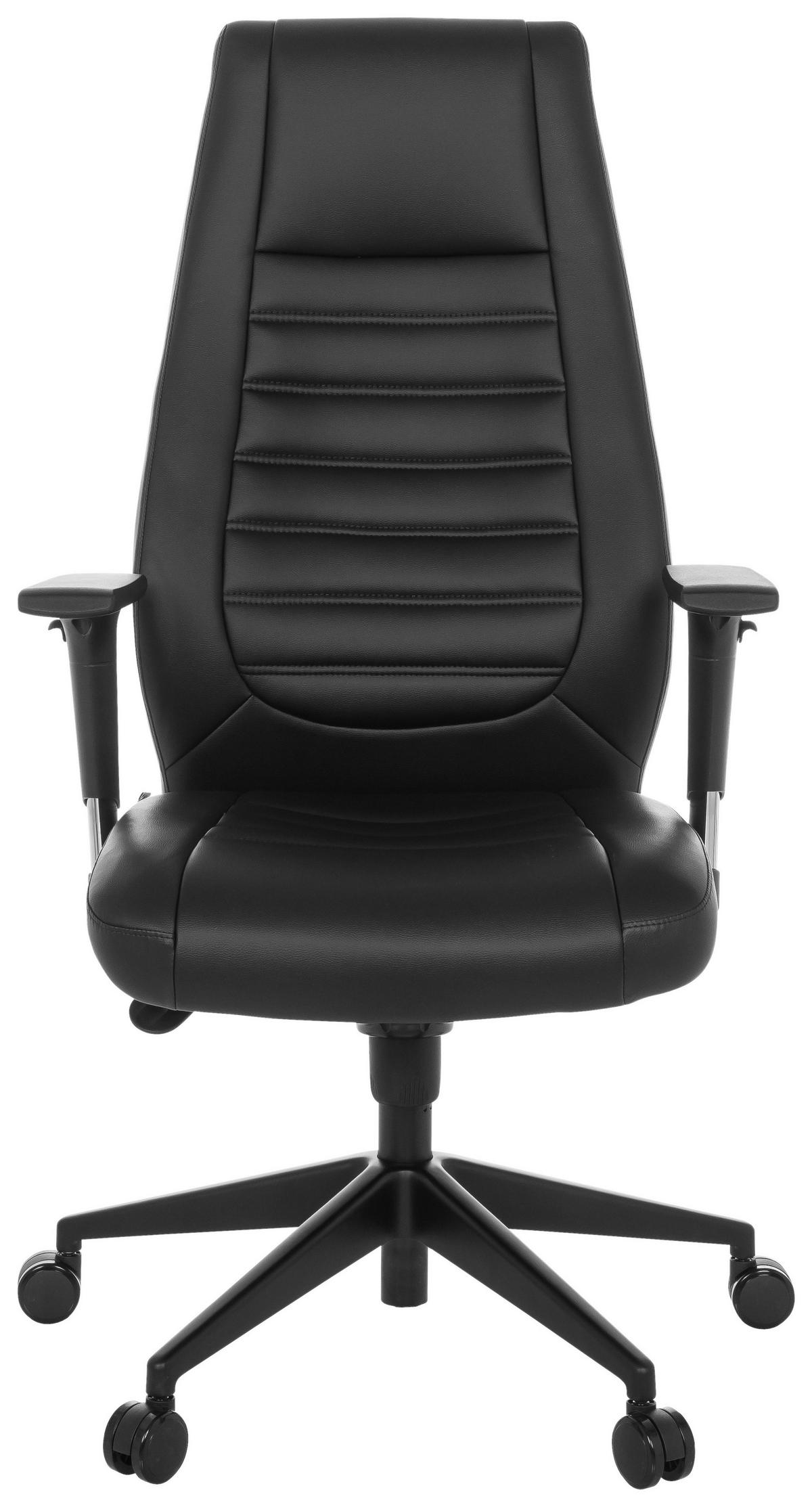 Drehstuhl Vitoro B - Schwarz, Basics, Kunststoff/Textil (67/119-129/76cm) - MID.YOU