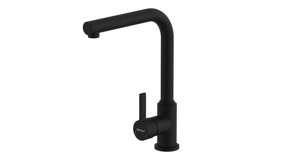 KUCHYNSKÁ BATÉRIA SISTANT OSLO - čierna, Basics, kov (32cm) - Sistant
