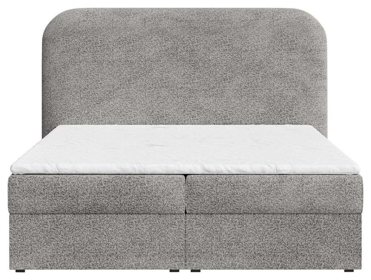 BOXBETT London Anthrazit 160x200cm - Anthrazit/Schwarz, MODERN, Holz/Kunststoff (160/200cm) - MID.YOU