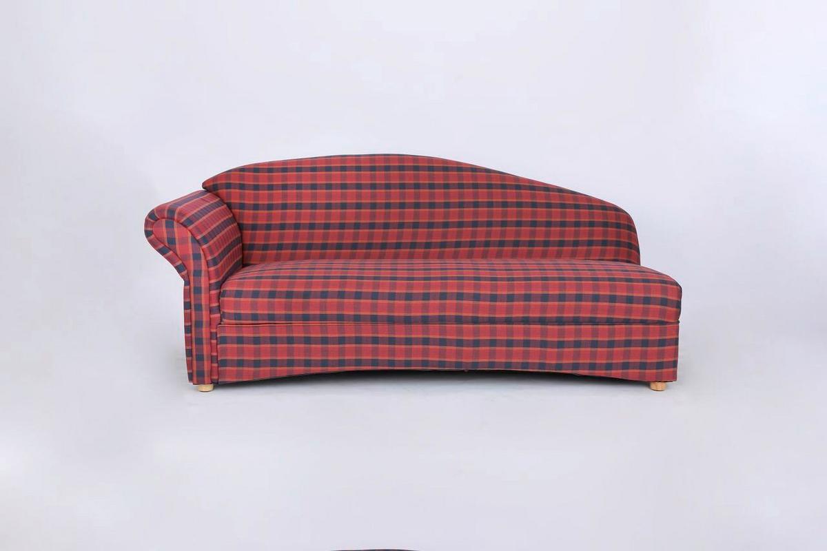 3-Sitzer Loretta mit linker Armlehne,  ca.193x83x85 cm - Bordeaux, Basics, Holz/Textil (193cm)