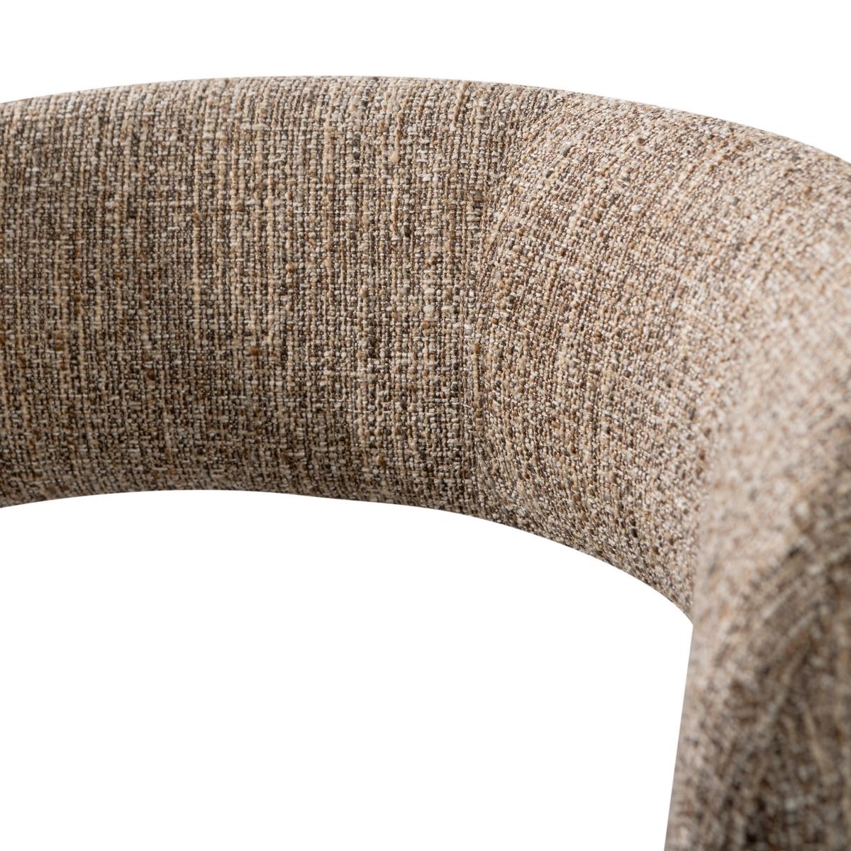 Stuhl-Set Noble Braun/Sandfarben B: 51cm - Sandfarben/Braun, MODERN, Textil (51/76/56cm) - Livetastic