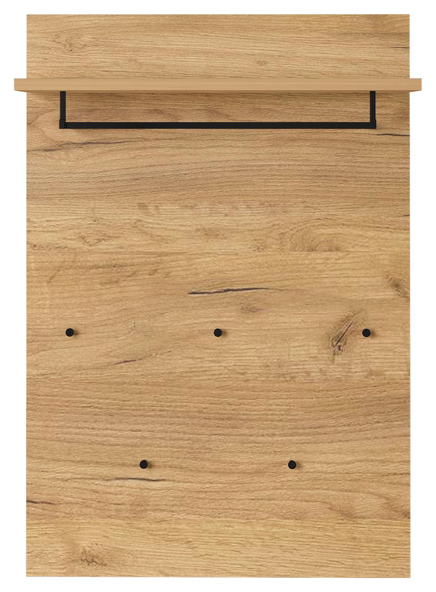 Garderobenpaneel Gw-Fremont Eiche Dekor + Hutablage B 75cm