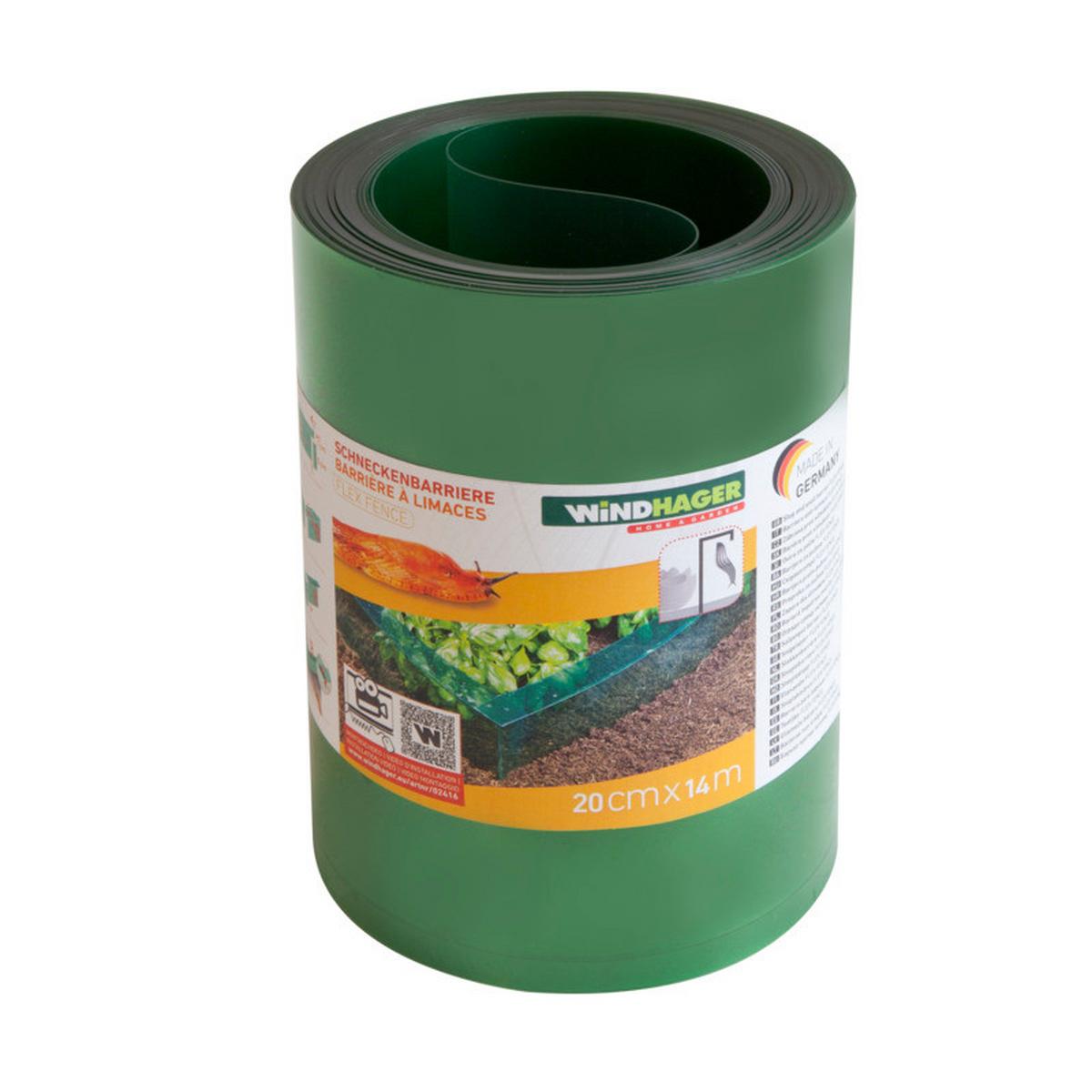 Schneckenbarriere Pet Grün/Transparent L: 14 m - Transparent/Grün, Basics, Kunststoff (20/1400cm)