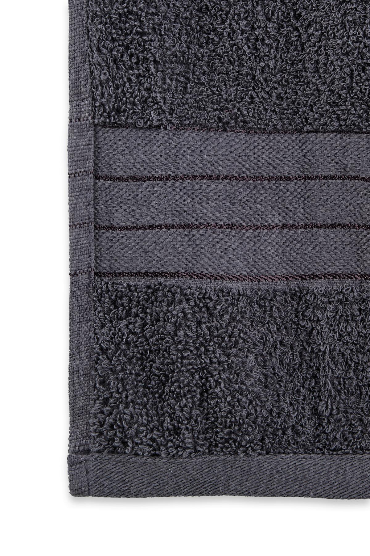 Frottierset 8-Teilig, 50x100 Anthrazit - Anthrazit, Basics, Textil