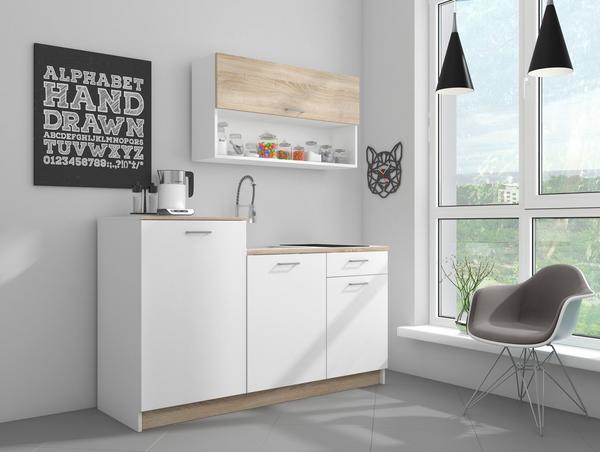 Kompakter Küchenleerblock für Spüle und Herd