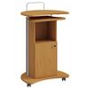 Stehpult Mit Stauraum + Rollen B 56 H 12 Cm Komil Buche Dekor - Buchefarben, Basics, Holzwerkstoff (56/41/93cm) - MID.YOU