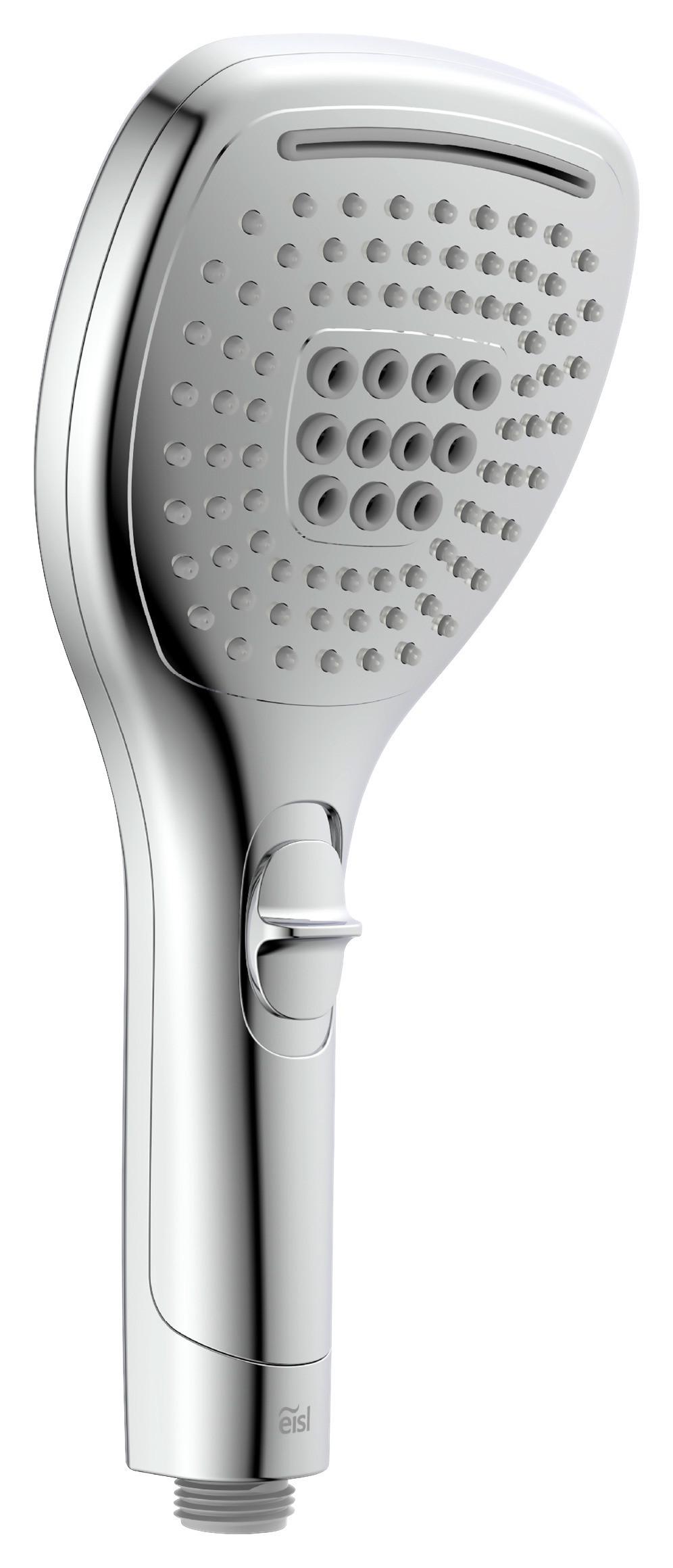 Handbrause Sommerregen 3-Fach Verstellbar,chromfarben - Chromfarben, KONVENTIONELL, Kunststoff (12/25cm)