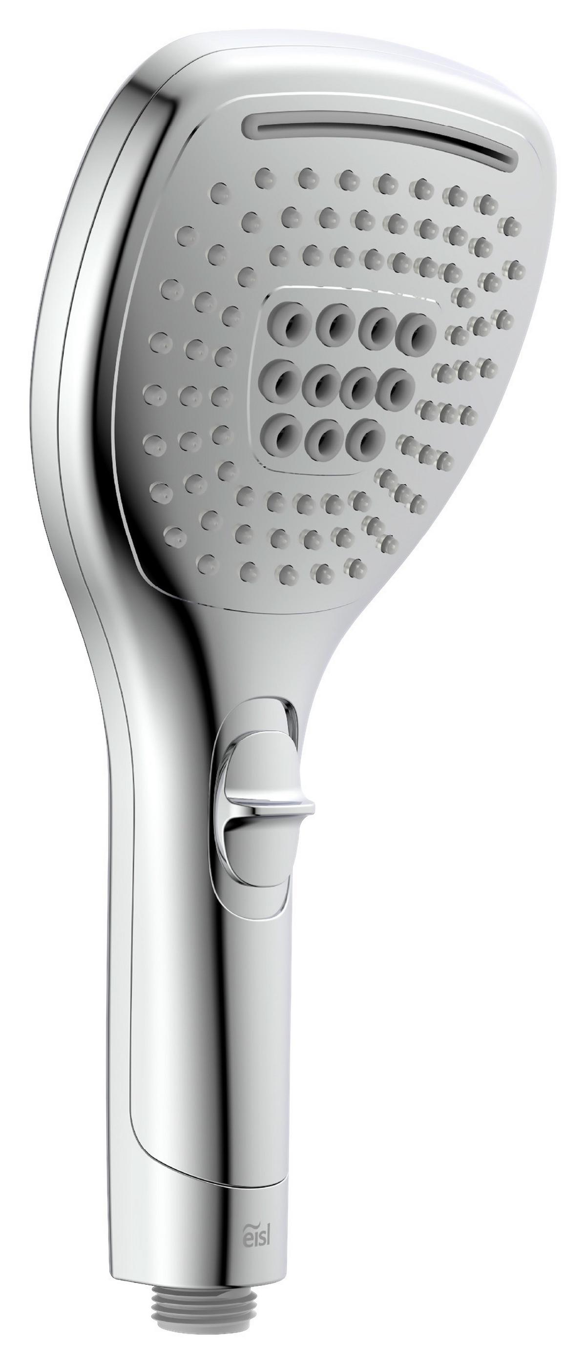 Handbrause Sommerregen 3-Fach verstellbar,chromfarben - Chromfarben, KONVENTIONELL, Kunststoff (12/25cm)