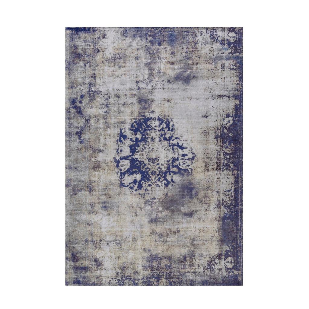 Flachwebteppich Blau Vintage 8403, BxL: 140x200 cm