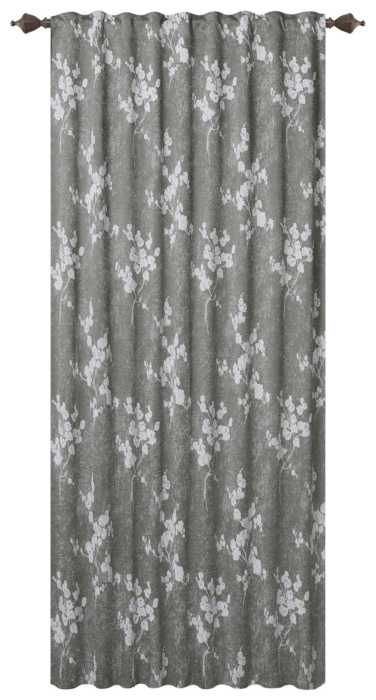 Készfüggöny Johanna Kb. 140/245cm - olívazöld, Romantik / Landhaus, textil (140/245cm) - James Wood