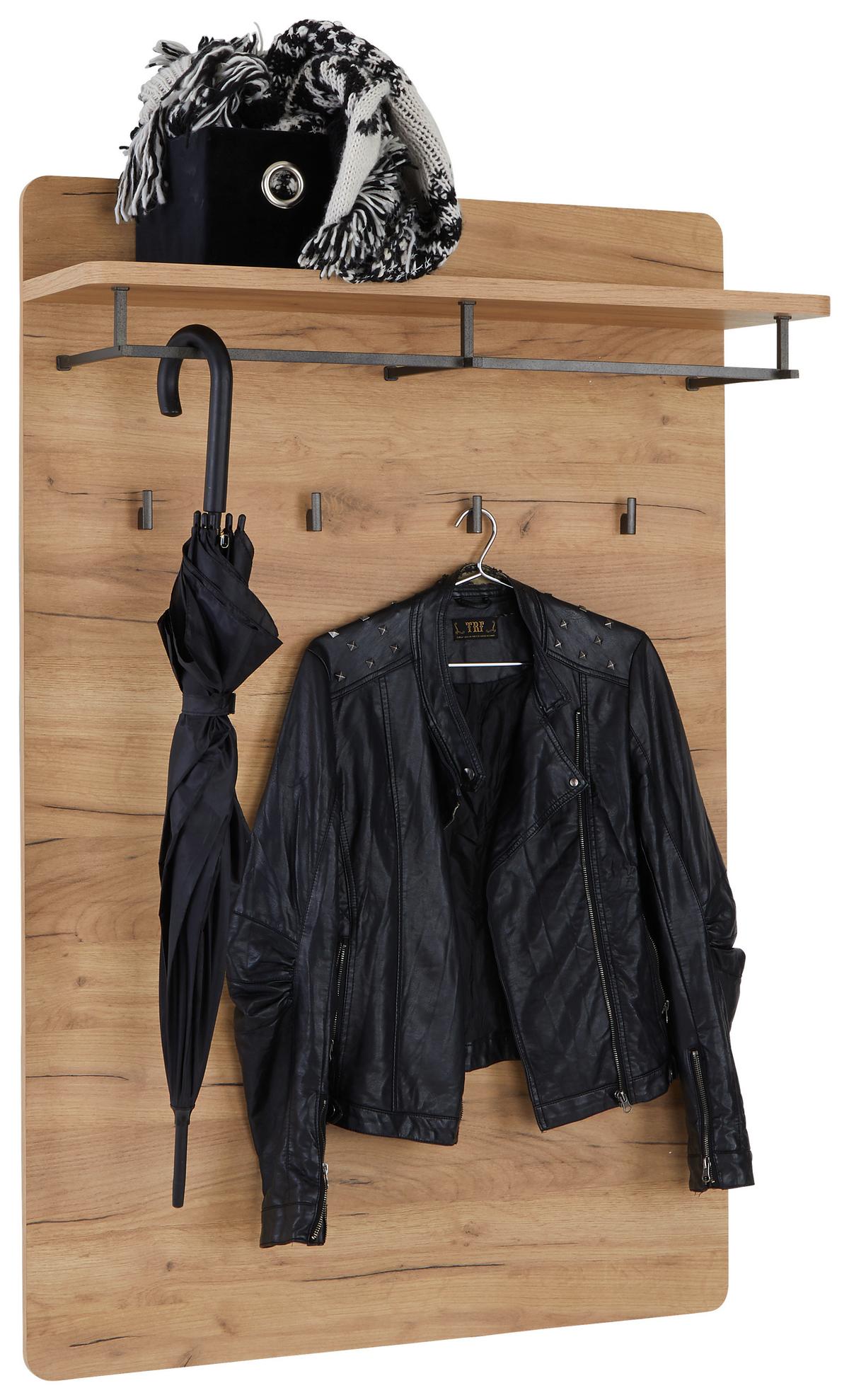 Előszobapanel Fontana - tölgyfa színű, Modern, faalapú anyag (84/129/27cm)