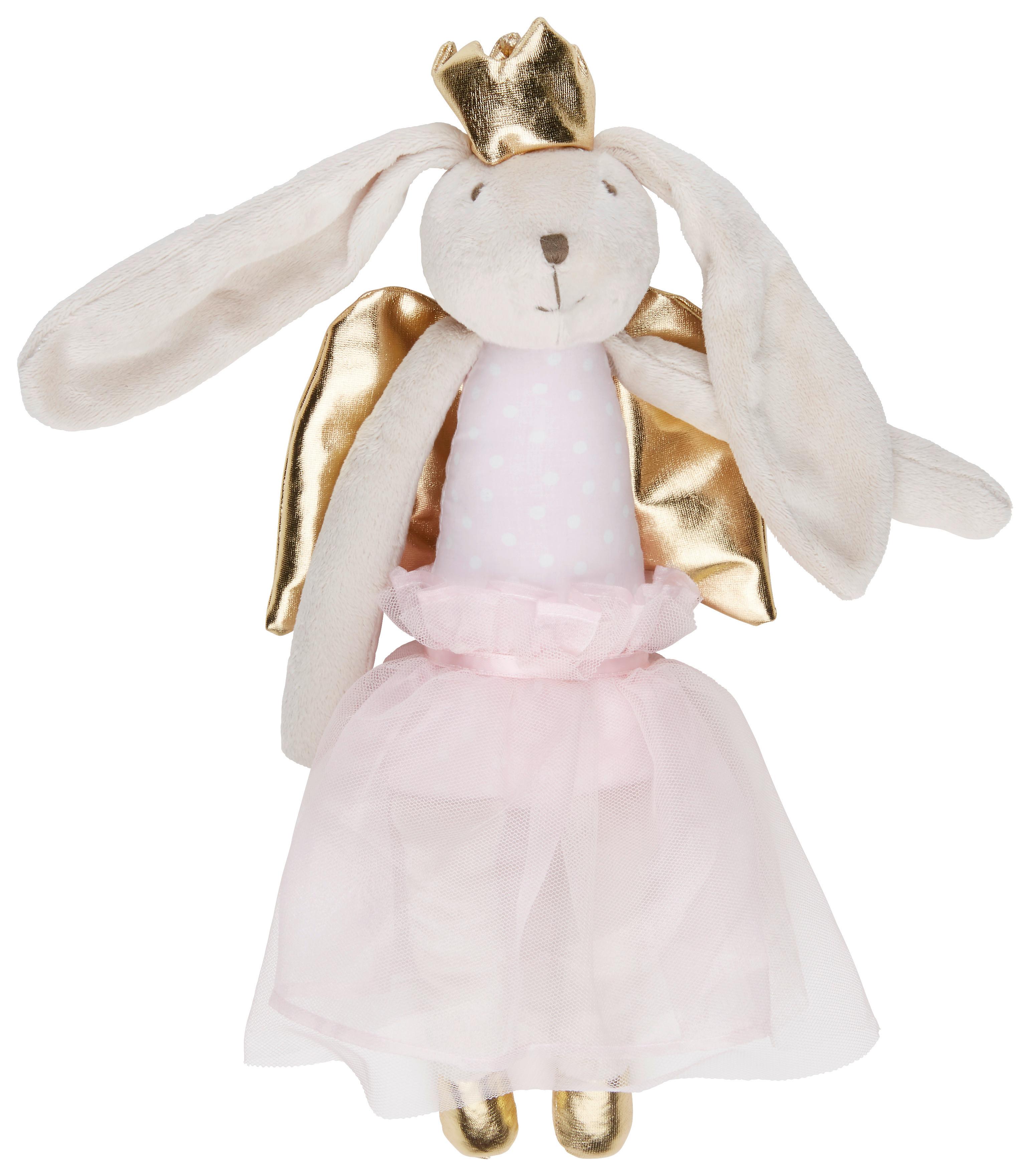 Zvířátko Plyšové Angelina 36 Cm - růžová, textil (36cm) - Modern Living