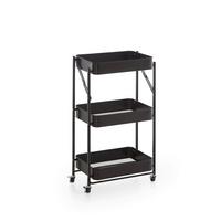 Einkaufstrolley Schwarz B: 44cm - Schwarz, Design, Metall (44/78/31cm) - MID.YOU