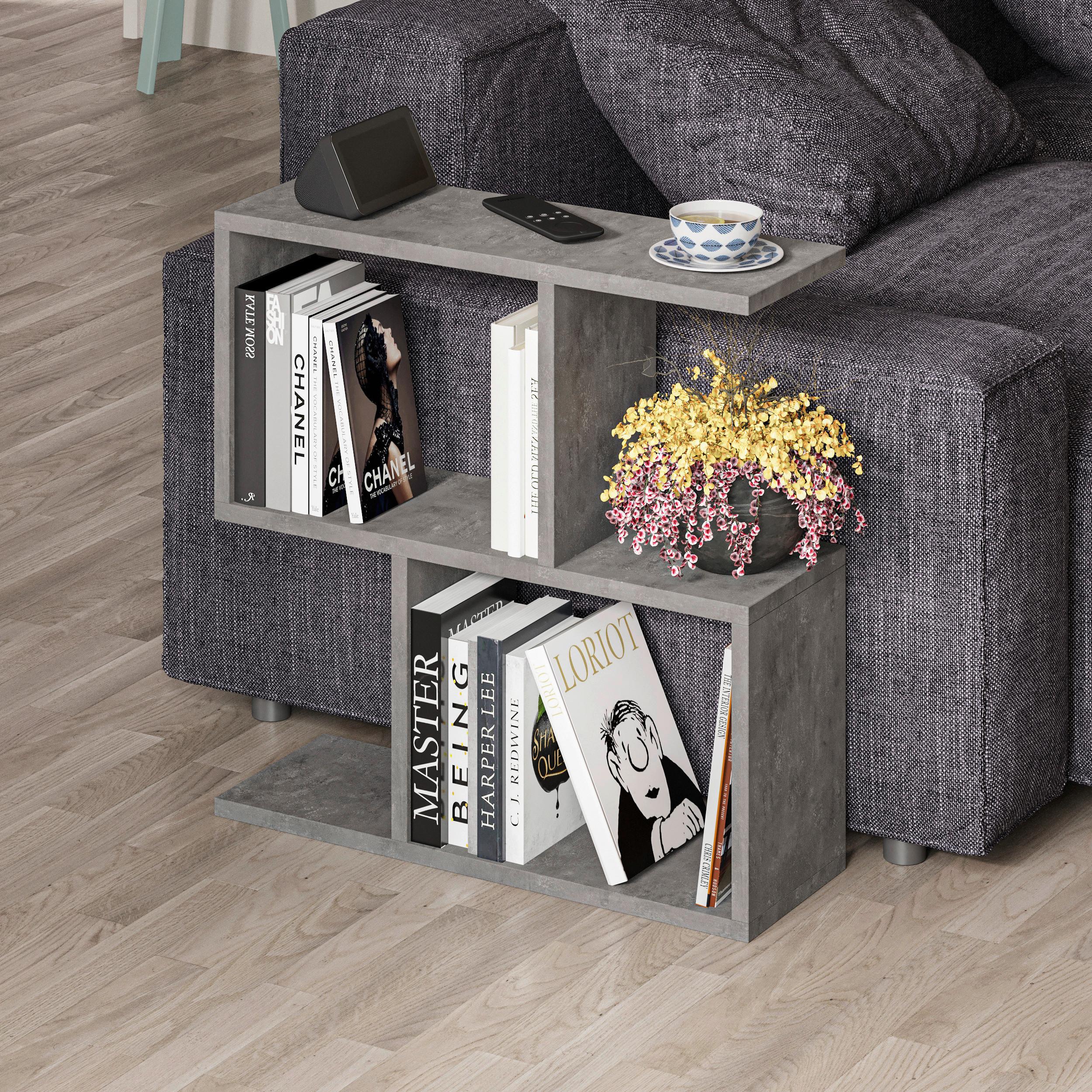 Beistelltisch Homemania Kaffeetisch - Grau, Design, Holzwerkstoff (60/20/60cm) - Livetastic