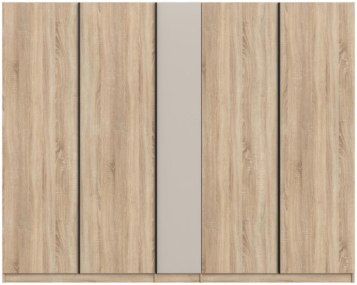 Drehtürenschrank Oakland Sonoma Eiche/Kashmir B: 230 cm - Kaschmir/Sonoma Eiche, MODERN, Holzwerkstoff (230/183/53cm) - MID.YOU
