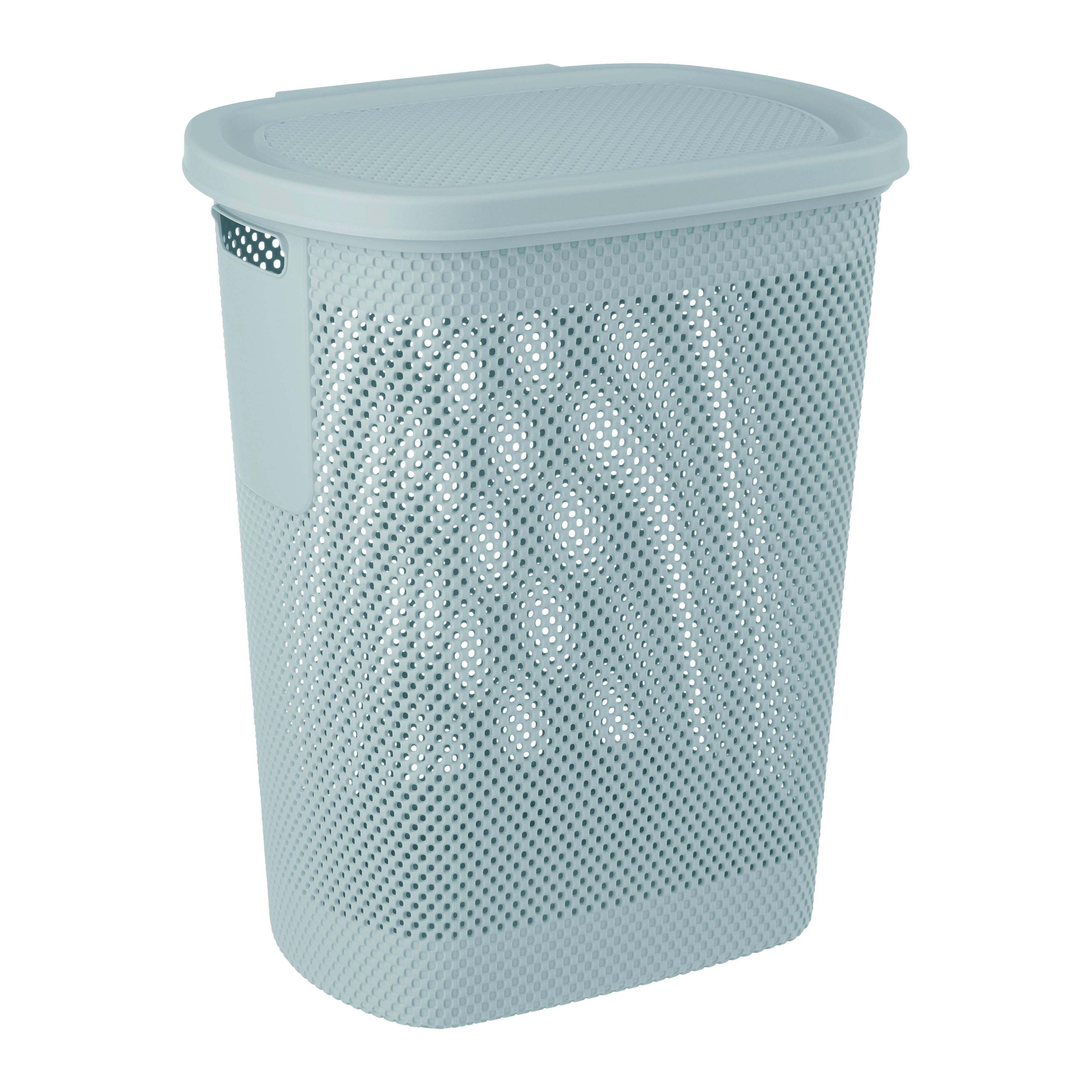 Kôš na bielizeň ARNE 58 L - modrá, Modern, plast (47,5cm)