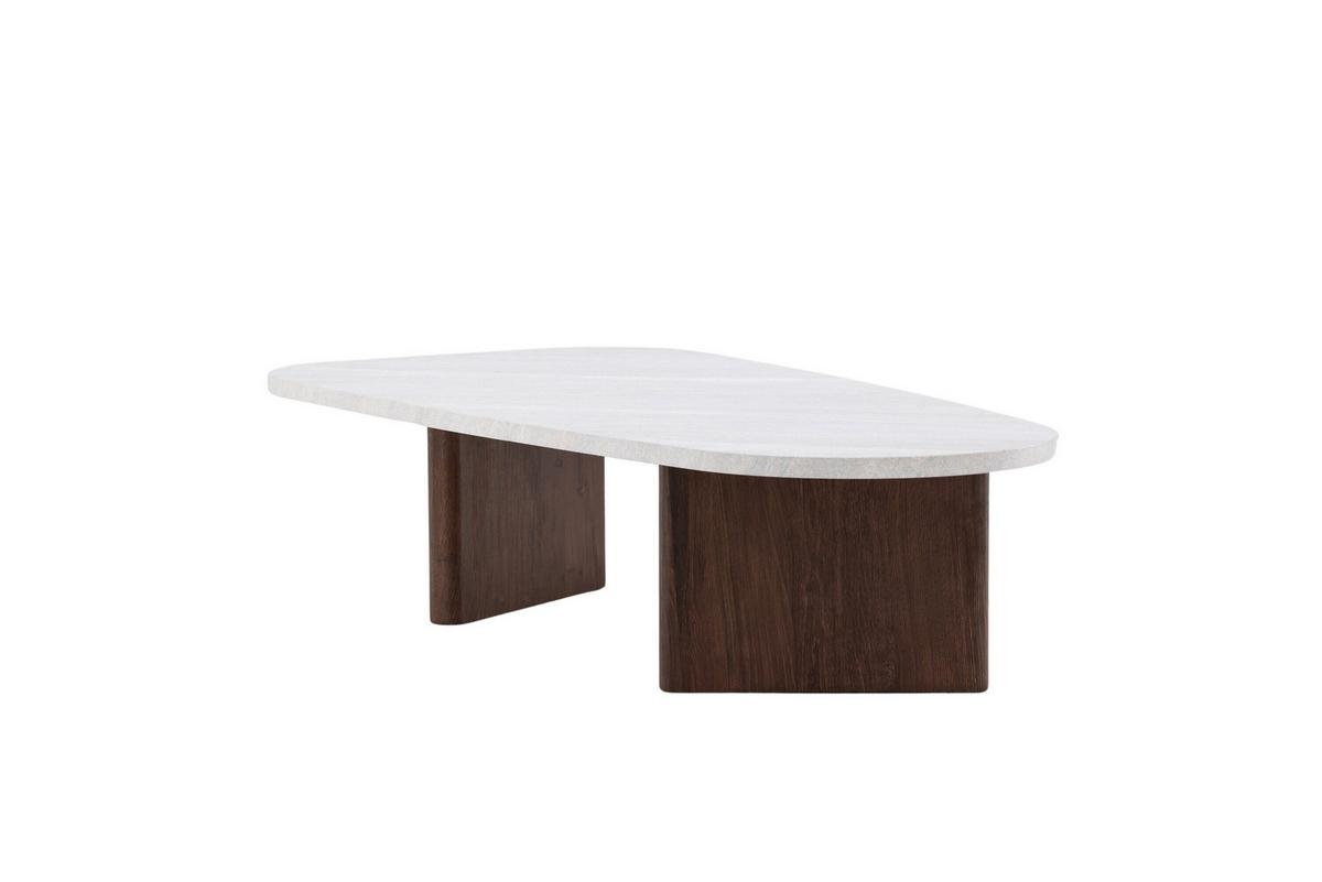 GRÖNVIK Grönvik Grau B: 130cm - Grau/Mokka, MODERN, Holz (130/65/32cm) - Livetastic