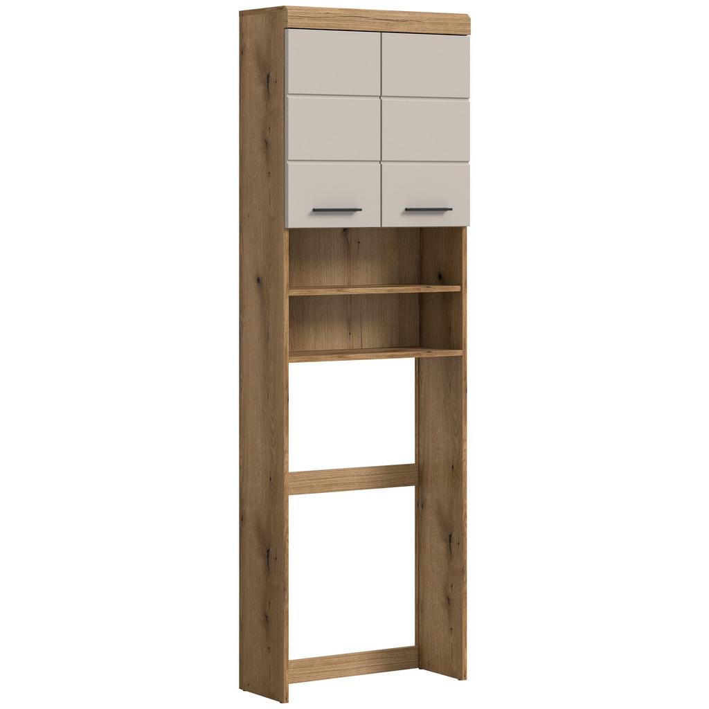 Waschmaschinenschrank Scout Kaschmir/Naturfarben B: 63 cm