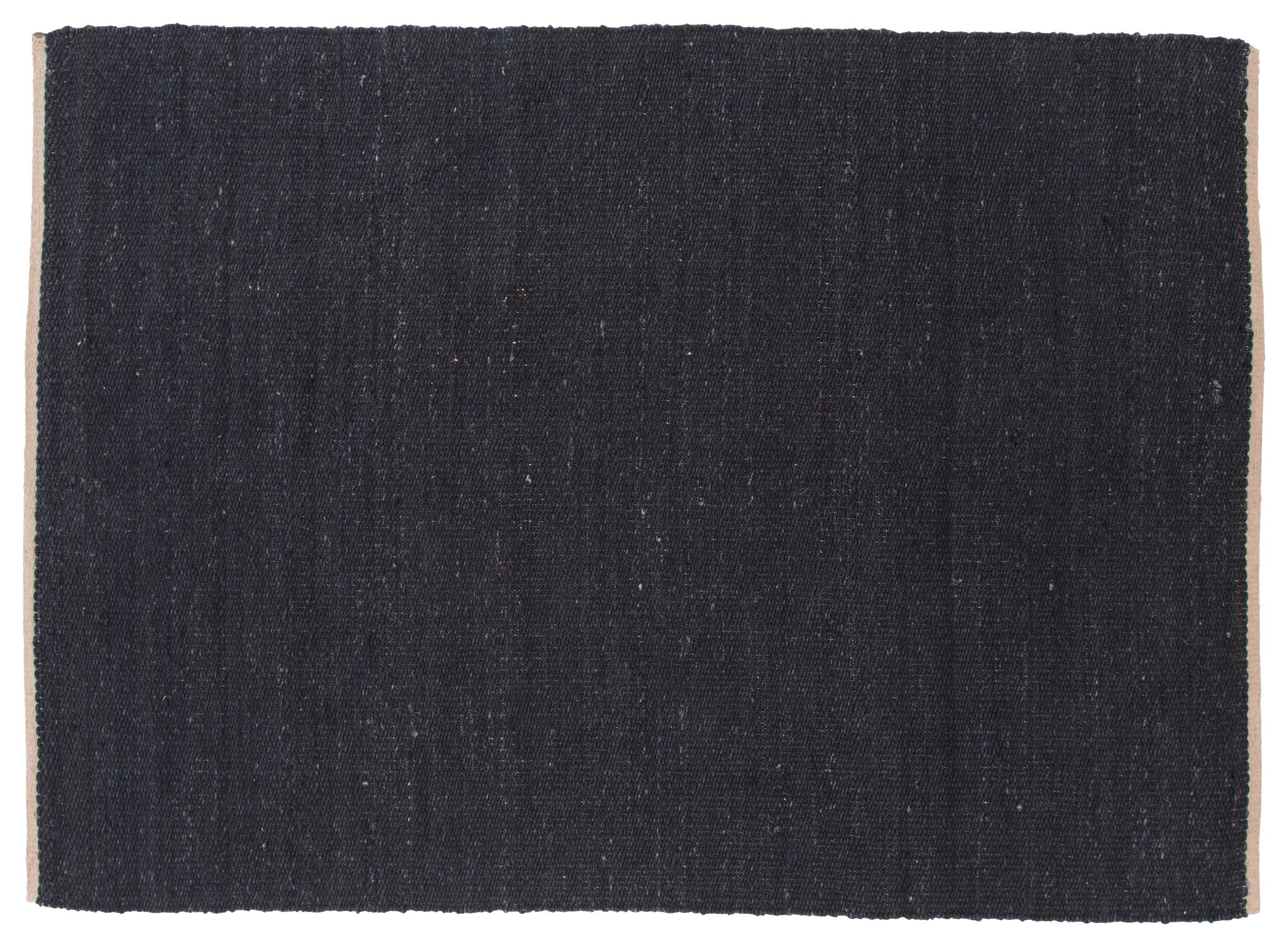 Flachwebteppich Kali - Schwarz, LIFESTYLE, Textil (170/240cm) - P & B