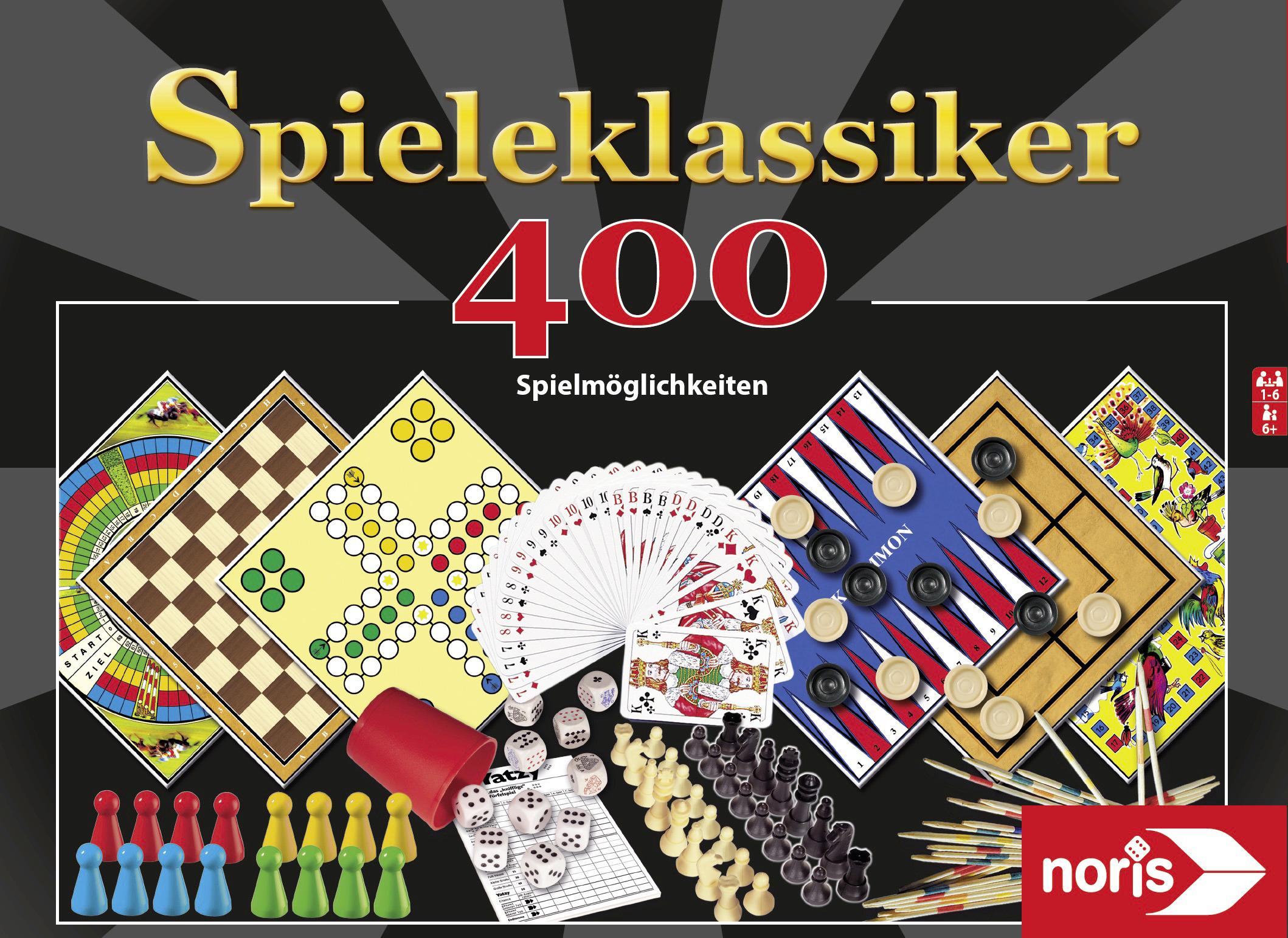Noris Spielesammlung Spieleklassiker Ab 6 Jahren - Multicolor, Basics, Karton/Papier (5,3/36,8/27cm)