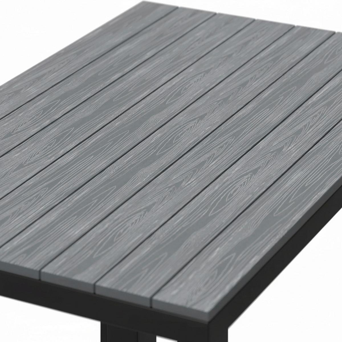 Zahradní jídelní sestava PERGOLINA - bílá/černá, Moderní, kov/textil (194/245cm) - Bessagi Garden