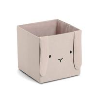 Aubewahrungsbox 'Hase' beige,  ca. 28x28x28 cm - Beige, Textil (28/28/28cm)
