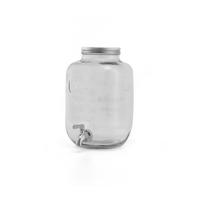 Getränkespender Transparent H: 27 Cm 5l - Transparent, Basics, Glas (27cm) - Echtwerk