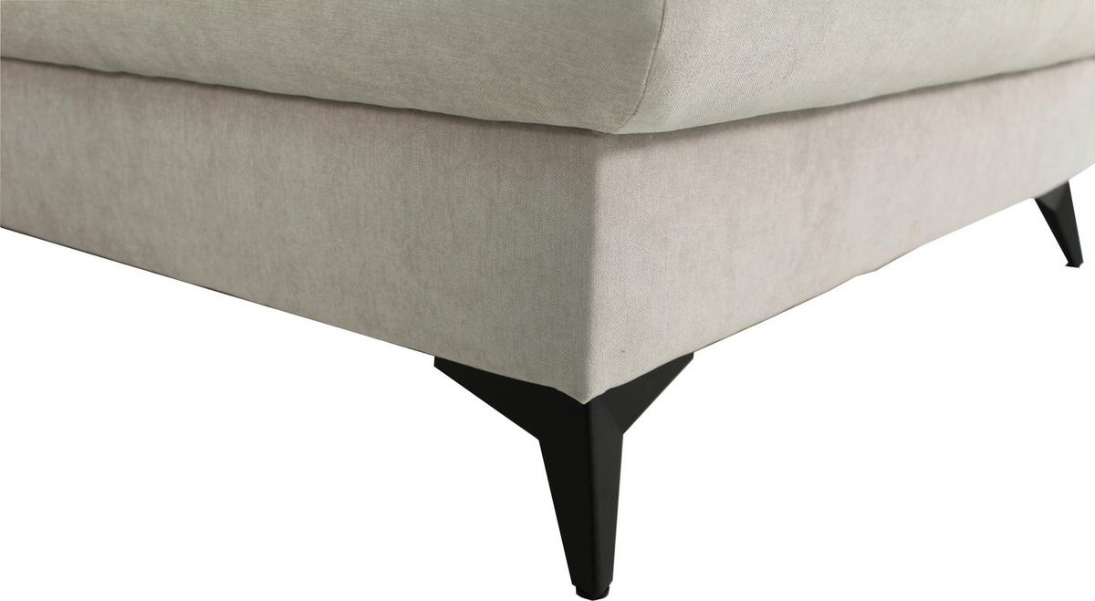 Sedací souprava SUNNY, šedobéžová,lůžko a úl.prostor - šedobéžová, Moderní, textil (290/87/178cm) - Mömax