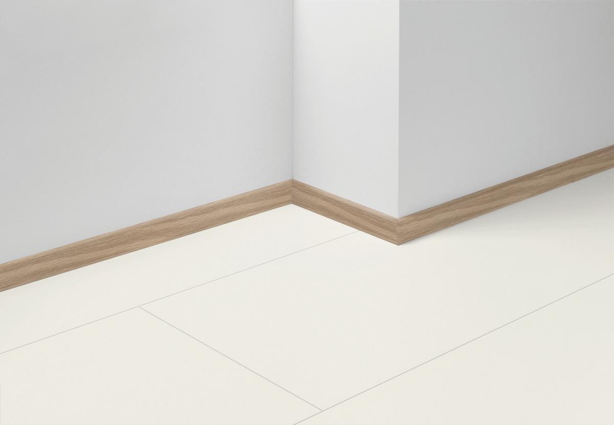 Sockelleiste Eiche - Hellbraun/Eichefarben, Basics, Holzwerkstoff (220/4/1,6cm) - Parador