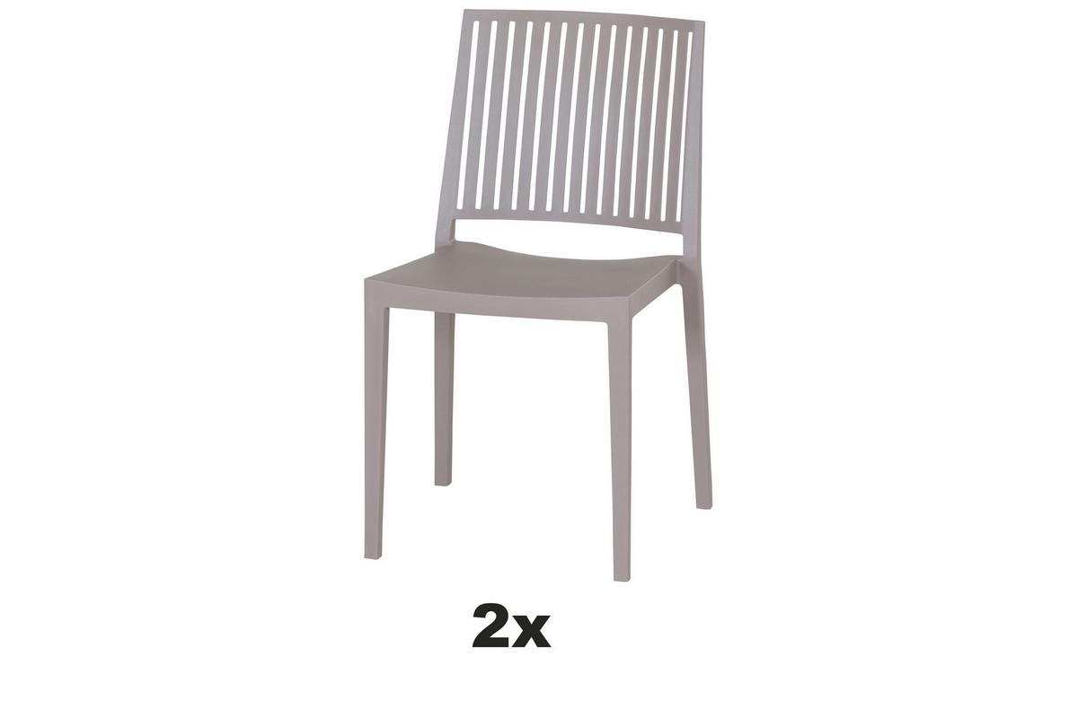Stapelstuhl T20077 - Taupe, Basics, Kunststoff (57/80/56cm) - Siena Garden