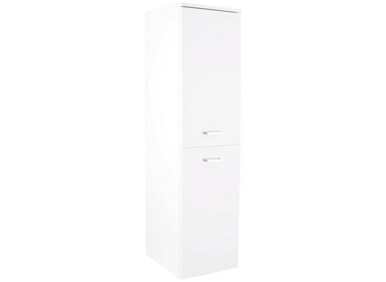 Midi Skříňka Bergamo - bílá, Konvenční, kompozitní dřevo (40/142,8/33cm) Midi Skříňka Bergamo - bílá, Konvenční, kompozitní dřevo (40/142,8/33cm)