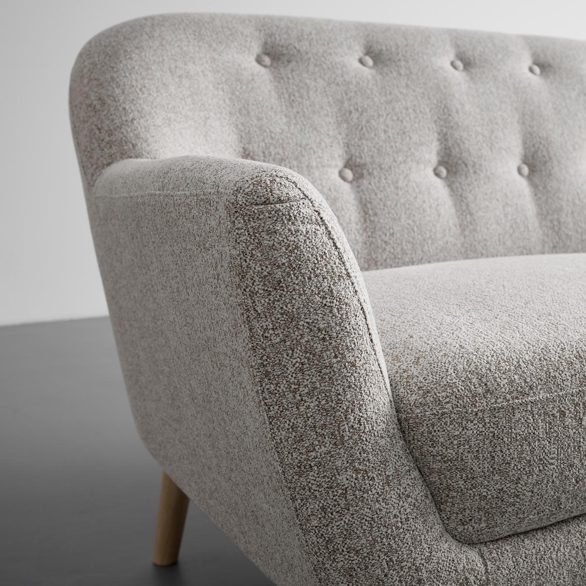 Pohovka LORY béžová - prírodná farba/béžová, Modern, drevo/textil (170/78/86cm) - Bessagi Home