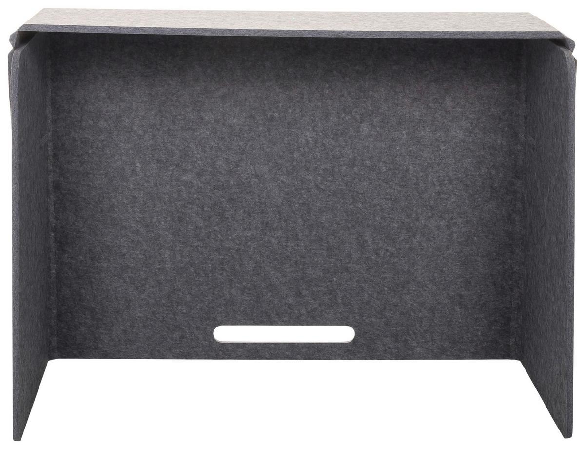 Trennwand Flexmiut Fold - Grau, Basics, Kunststoff/Textil (84/58/40cm) - MID.YOU