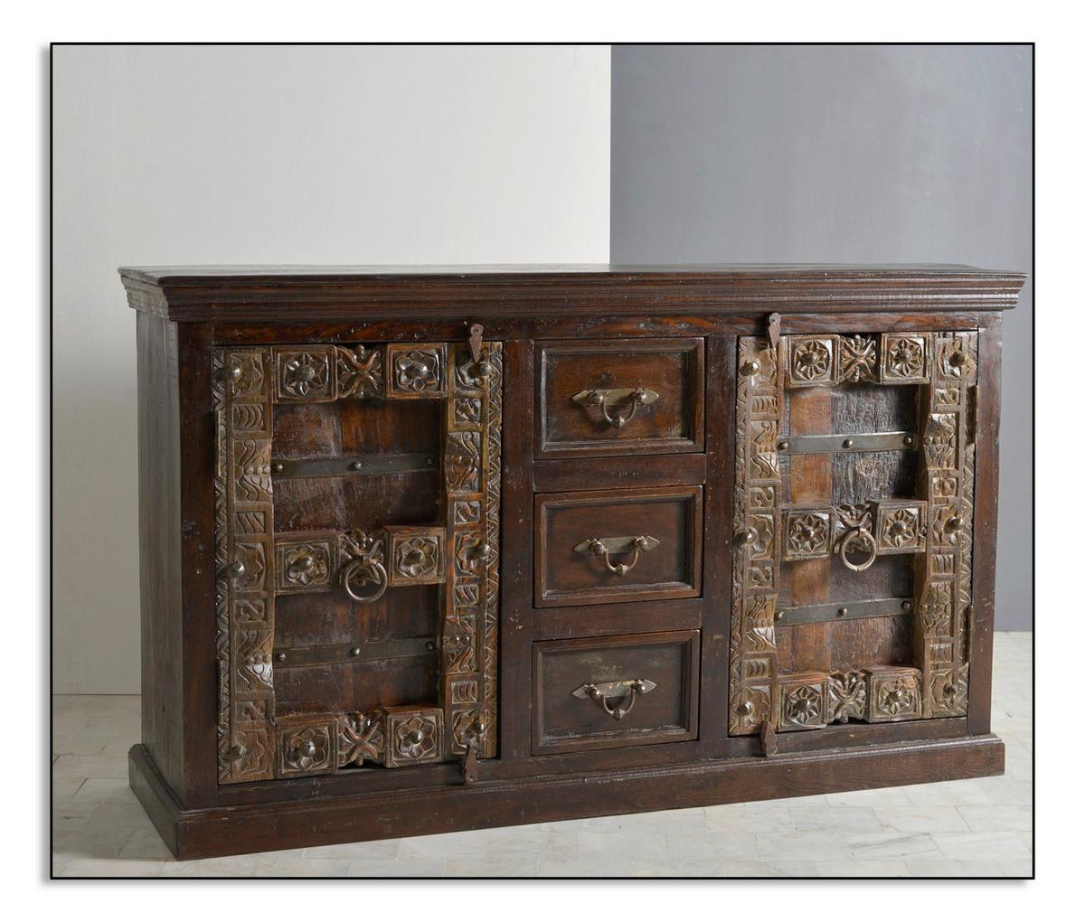 Sideboard Altholz B: 150cm - Braun, Design, Holz (150/90/45cm) - MID.YOU