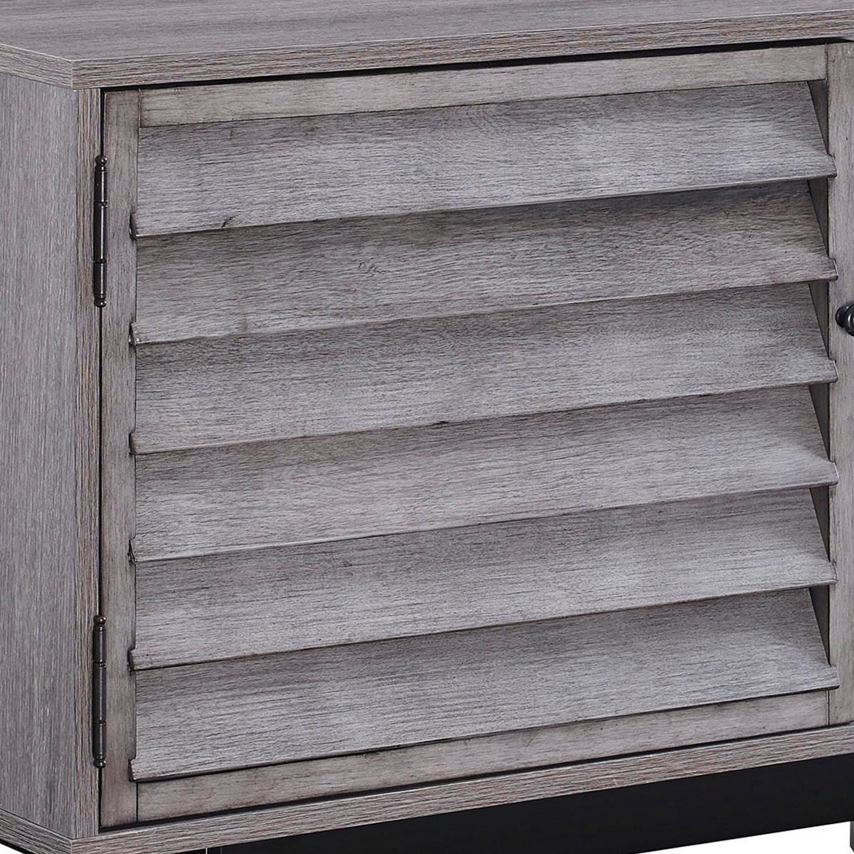 Beistelltisch Vaughn Eiche Grau Dekor B: 60 Cm - Eiche grau/Schwarz, Design, Holz/Holzwerkstoff (60/50/61cm) - MID.YOU