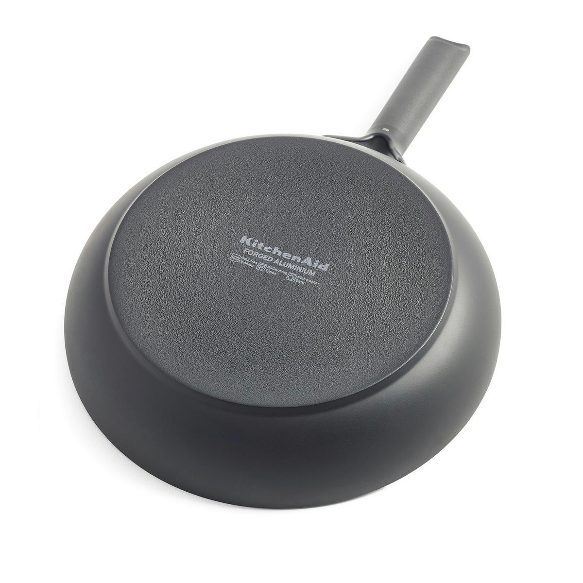 Pfannenset 2-teilig. schwarz, 24 + 28 cm - Schwarz, Basics, Kunststoff/Metall (24 // 28cm) - KitchenAid