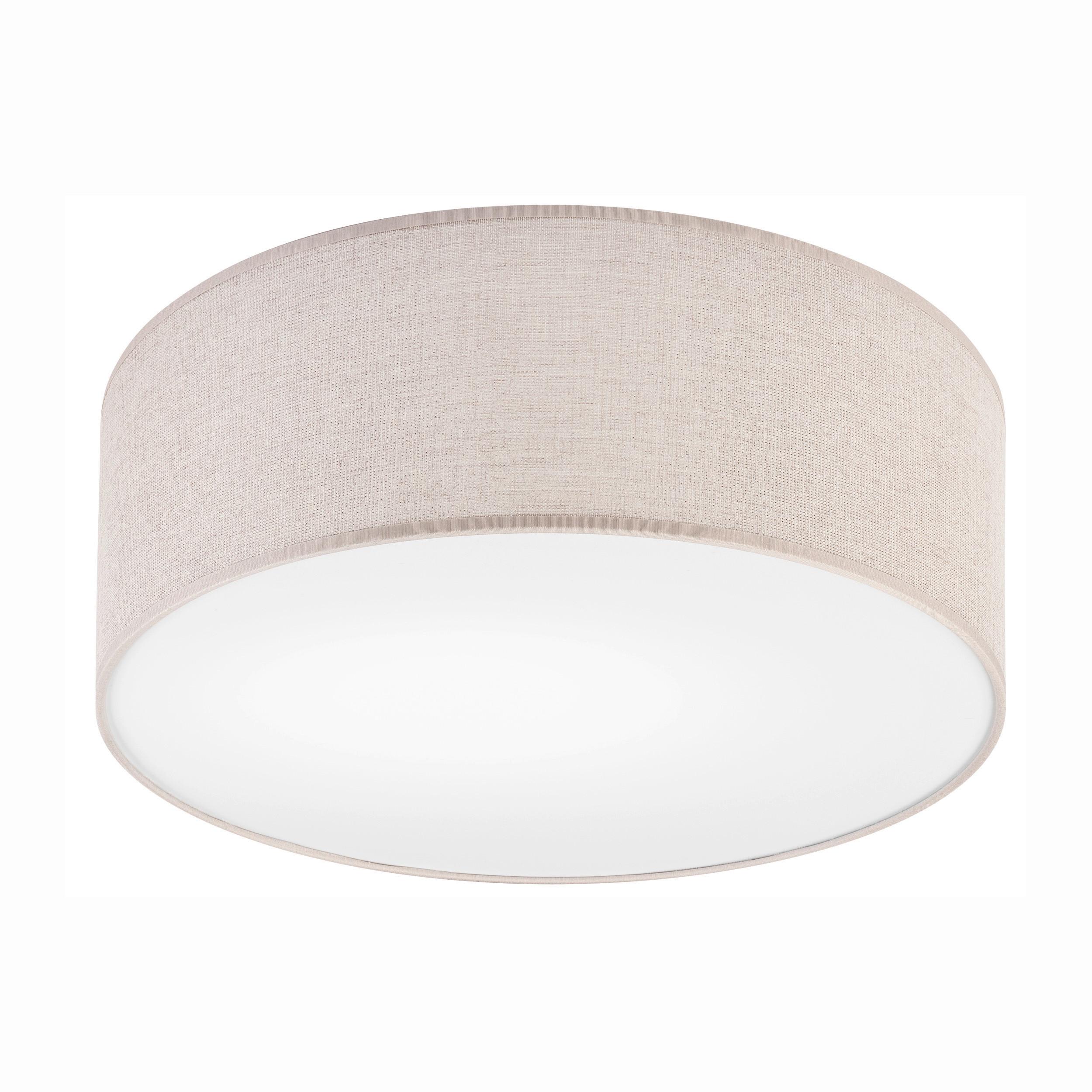 PENDELLEUCHTE Silberfarben B: 35 cm - Silberfarben, KONVENTIONELL, Textil (13/35/13cm)