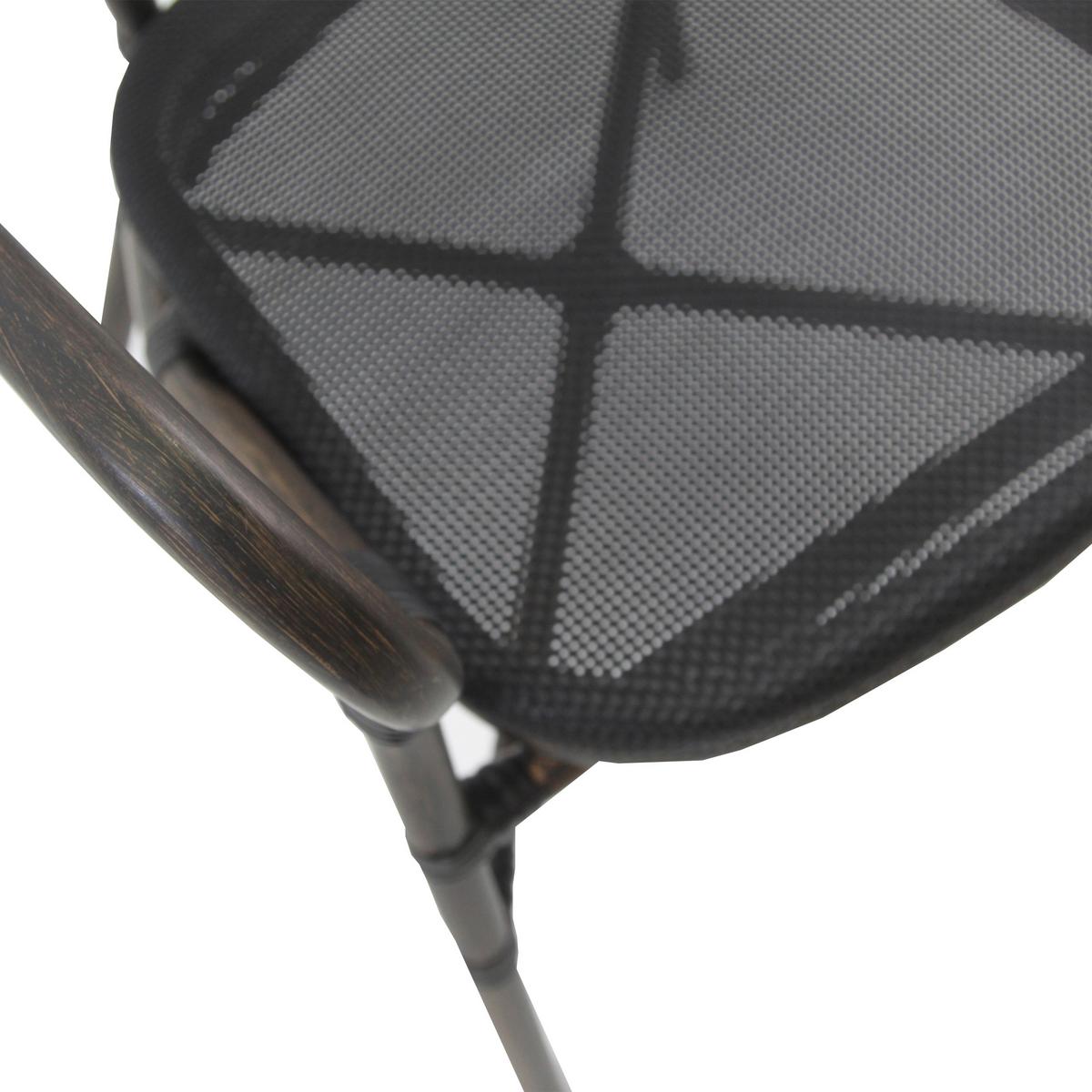 GARTENSTUHL-SET TANGO - Schwarz, MODERN, Textil/Metall (56/89/64cm) - Gardenson